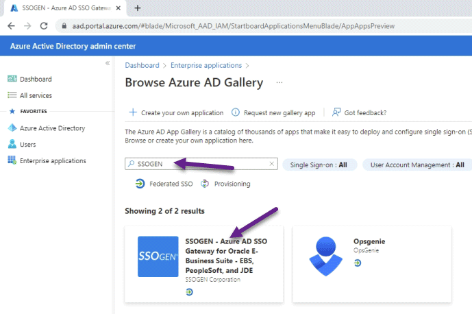 Oracle EBS SSO: Azure AD App