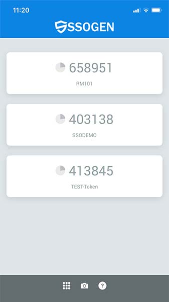 SSOGEN Token - iOS App